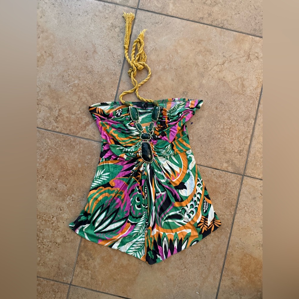 Sky Halter Top | size Large